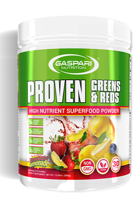 Gaspari Greens & Reds  Strawberry Lemonade - 30 Servings