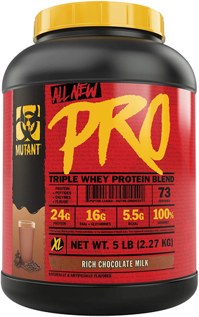 Mutant PRO Triple Whey Protein Blend  Chocolate Milk - 5 Lb