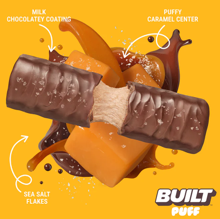 Built Puff Protein Bar Salted Caramel - 12 Bars