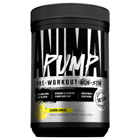Animal Pump Non-Stim Pre-Workout  Lemon Surge - 40/20 Servings
