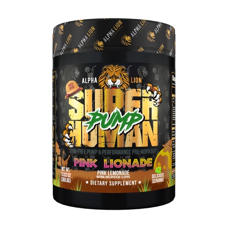 Alpha Lion SuperHuman Pump  Pink Lemonade - 42 Servings