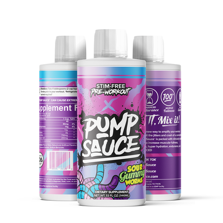 Pump Sauce Liquid Pump Agent  Sour Gummy Worms - 16/32 Servings