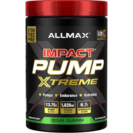 AllMax Nutrition Impact Pump Xtreme  Sour Gummy - 30 Servings