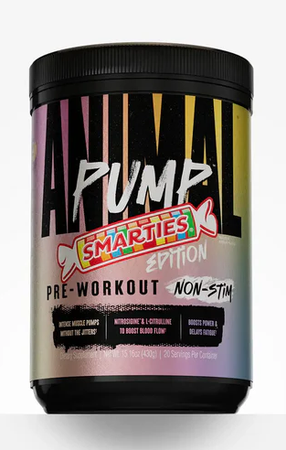 Animal Pump Non-Stim Pre-Workout  Smarties Edition - 40/20 Servings