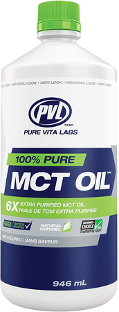 PVL Pure MCT Oil - 946 ML  (31.9 OZ)   *Best by date 11/22