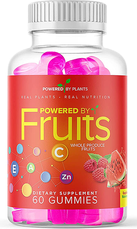 Powered by Plants  Fruits - 60 Gummies