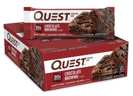 Quest Bar Chocolate Brownie - 12 Bars