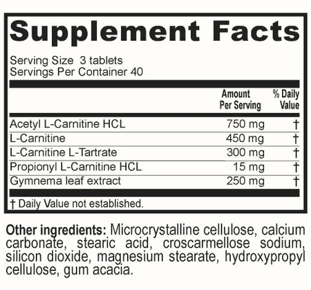 Beverly International Quadracarn - 120 Tablets