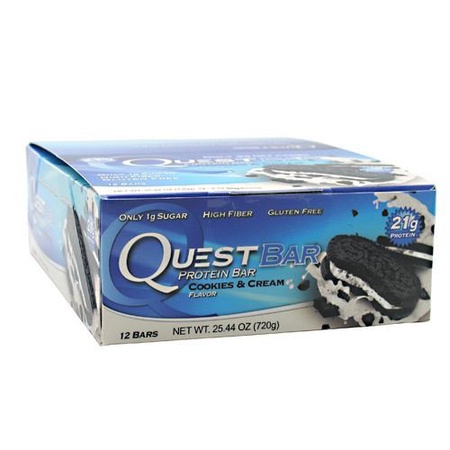 Quest Bar Cookies & Cream - 12 Bars