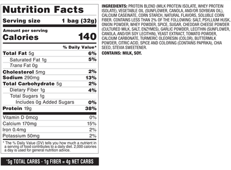 Quest Protein Chips Tortilla Style - Pizza - 8 Bags