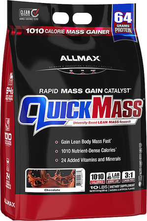 AllMax Nutrition QuickMass  Chocolate - 10 Lb