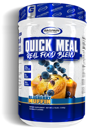 Gaspari Nutrition Quick Meal Real Food Blend MRP  Blueberry Muffin - 25 Servings