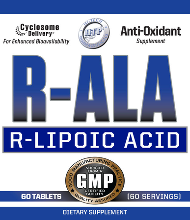 Hi Tech Pharmaceuticals R-ALA R-Lipoic Acid  250 Mg - 60 Tab