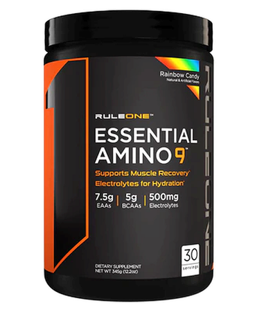 Rule 1 R1 Essential Amino 9 EAA's  Rainbow Candy - 30 Servings