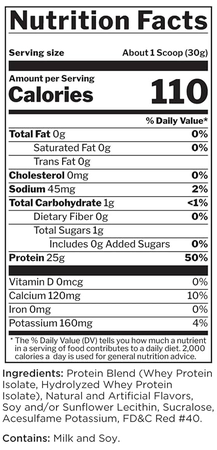 Rule 1 R1 Protein Whey Isolate Strawberries & Creme - 5 Lb (76 Servings)