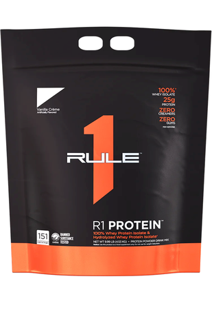 Rule 1 Protein Whey Isolate  Vanilla Creme - 9.99 Lb (151 Servings)