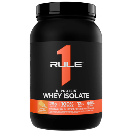 Rule 1 R1 Protein Whey Isolate Orange Dreamsicle - 1.98 Lb (30 Servings)