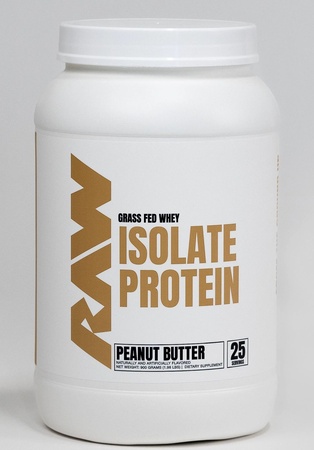 Raw Nutrition Raw Isolate Protein  Peanut Butter - 25 Servings
