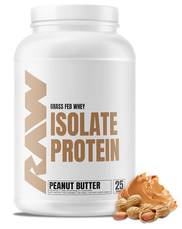 Raw Nutrition Raw Isolate Protein  Peanut Butter - 25 Servings