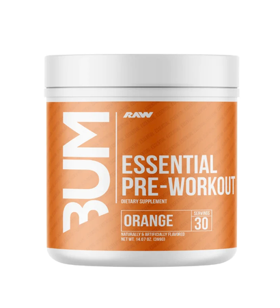 RAW CBUM Essential Pre-Workout  Orange - 30 Servings