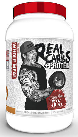 5% Nutrition Real Carbs + Protein Banana Nut Bread Whole Food Based Meal Replacement - 20 Servings