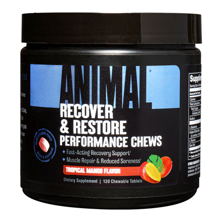 Animal Recover & Restore Performance Chews  Tropical Mango - 120 Chewable Tablets