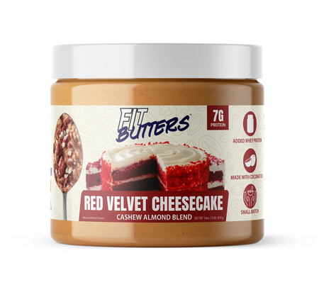 Fit Butters Red Velvet Cheesecake Cashew Almond Blend - 1 Lb