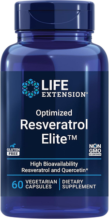 Life Extension Optimized Resveratrol Elite  - 60 Capsules