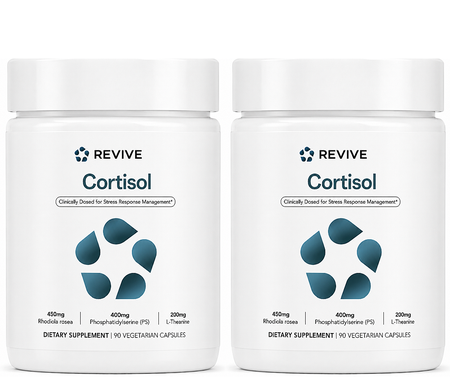 Revive Cortisol Support - 2 x 90 Capsule Bottles TWINPACK