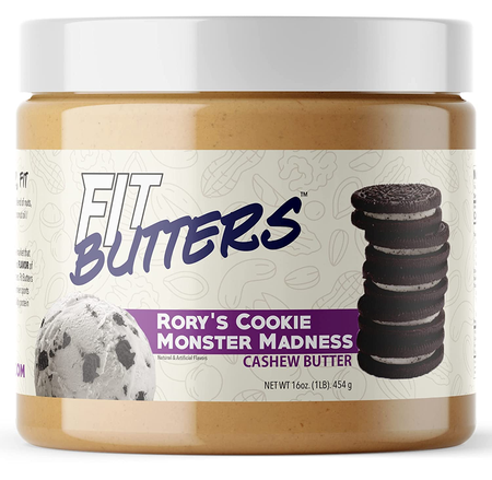 Fit Butters Rory’s Cookie Monster Madness (Cookies & Cream Cashew Butter) - 1 Lb