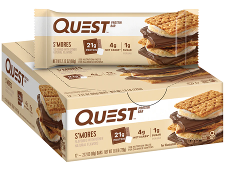 Quest Bar S'mores - 12 Bars