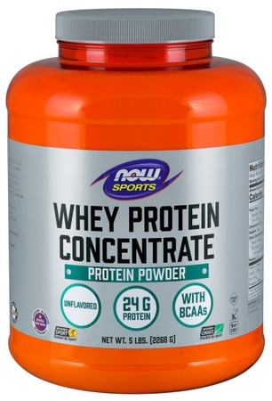 Now Foods Whey Protein Concentrate Unflavored - 5 Lb