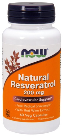 Now Foods Resveratrol 200 mg - 60 VCap