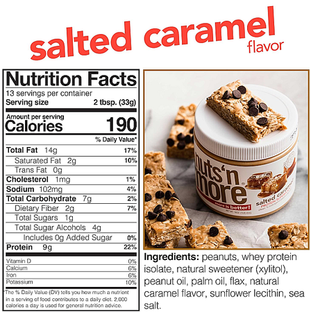 Nuts n More Salted Caramel - 15 Oz