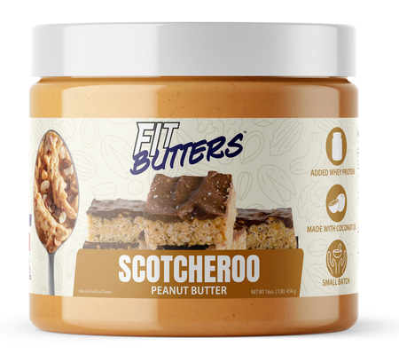 Fit Butters Scotcheroo Peanut Butter - 1 Lb