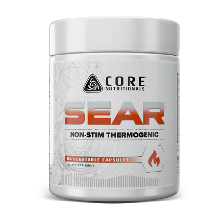 Core Nutritionals SEAR - 84 Capsules Non -Stimulant Thermogenic and Recomposition Agent