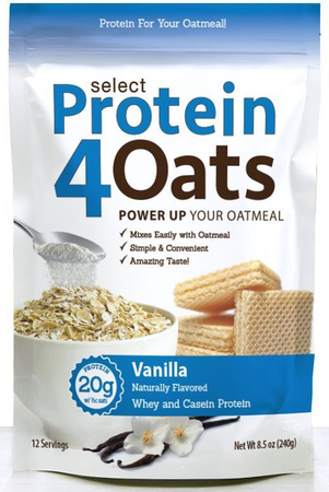 PES Select Protein 4 Oats Vanilla - 12 Servings