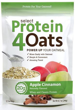 PES Select Protein 4 Oats Apple Cinnamon - 12 Servings