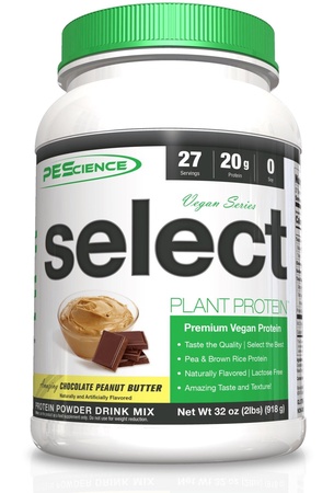 PES Select Vegan Plant Based Protein Chocolate Peanut Butter - 27 Servings