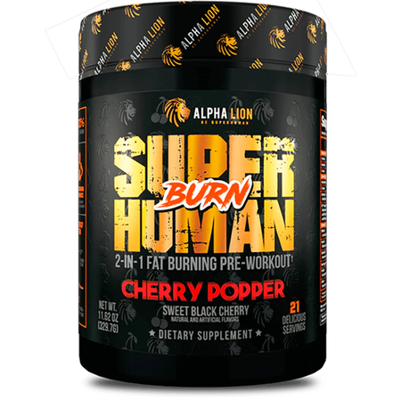 Alpha Lion SuperHuman BURN  Cherry Popper - 21 Servings