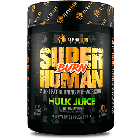 Alpha Lion SuperHuman BURN  Hulk Juice - 21 Servings
