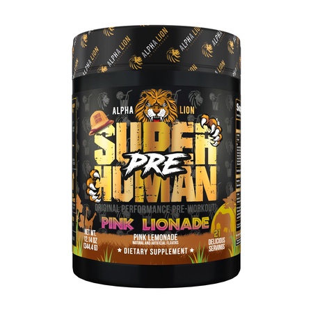 Alpha Lion SuperHuman PRE Pre-Workout  Pink Lemonade - 21 Servings