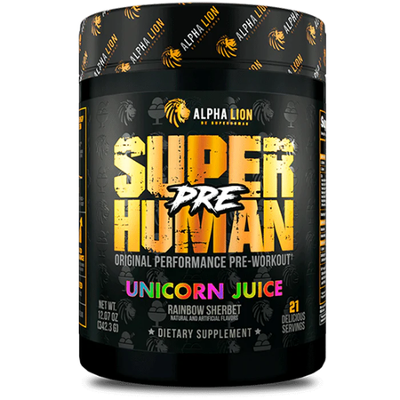 Alpha Lion SuperHuman PRE Pre-Workout Unicorn Juice - 21 Servings