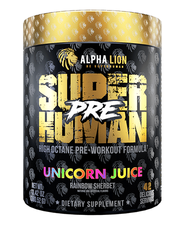 Alpha Lion SuperHuman PRE Pre-Workout Unicorn Juice - 42 Servings