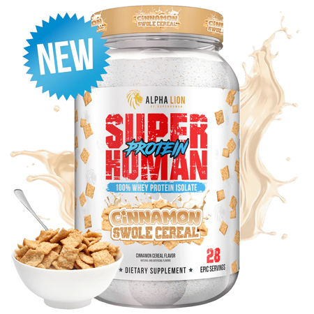 Alpha Lion Superhuman Protein Cinnamon Swole Cereal - 28 Servings