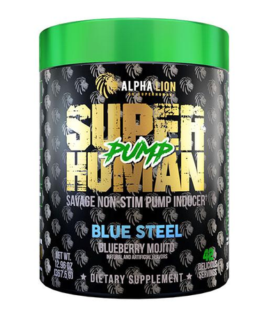 Alpha Lion SuperHuman Pump  Blue Steel - 42 Servings