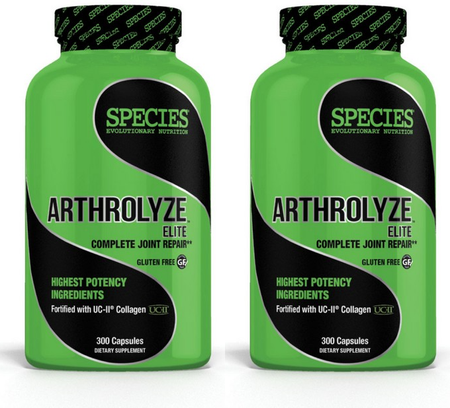 Species Nutrition Arthrolyze Elite - 2 x 300 Capsule Bottles TWINPACK