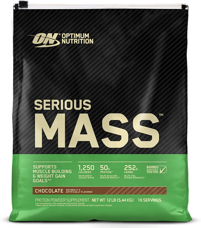 Optimum Nutrition Serious Mass Chocolate - 12 Lb