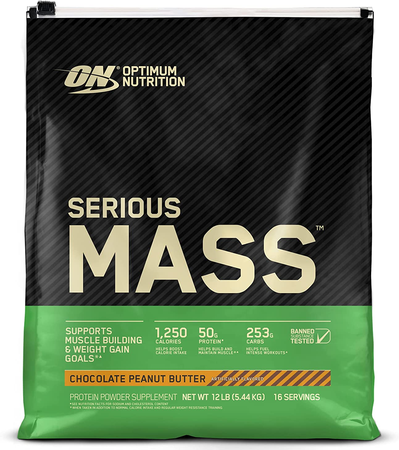 Optimum Nutrition Serious Mass Chocolate Peanut Butter - 12 Lb