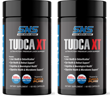SNS Serious Nutrition Solutions TUDCA XT - 2 x 60 Capsule Bottles TWINPACK